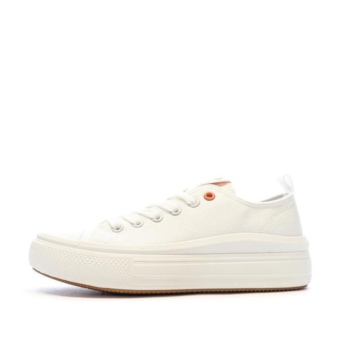 Refresh Baskets Basses Blanches Femme Refresh Lona