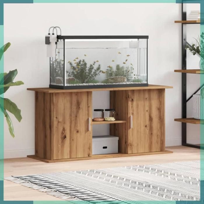 Meilleurs prix pour ASHATA Support d'aquarium chêne artisanal 121x41x58 cm bois ingénierie -FHE857283