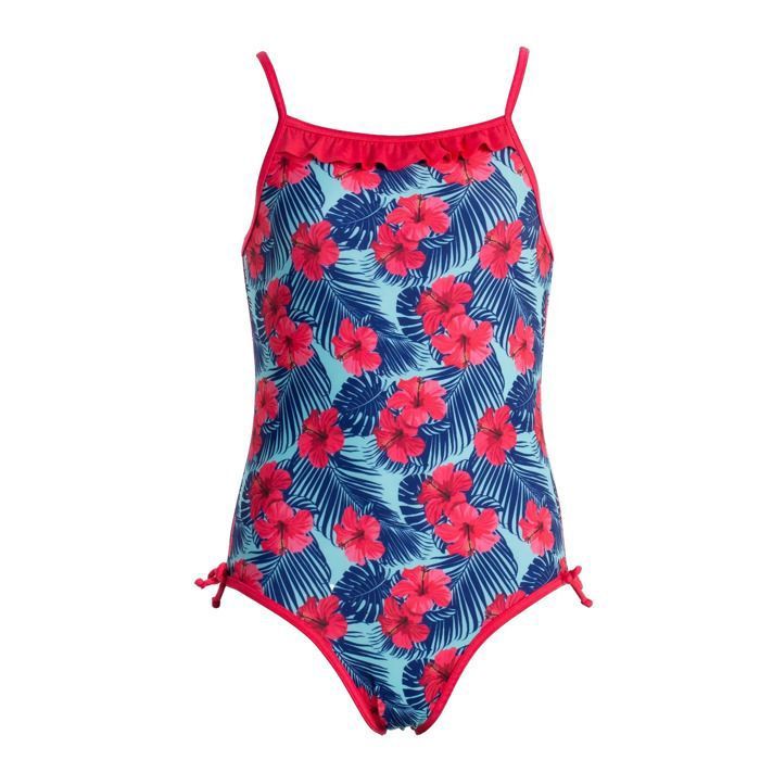 Maillot de bain 1 pièce fille Squba Squba Flowers Series Subli - estampad