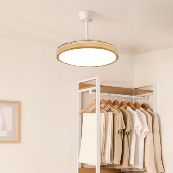 Ventilateur de plafond - Create - WIND CLEAR STUDIO - Silencieux - Pales rétractables - LED - Create