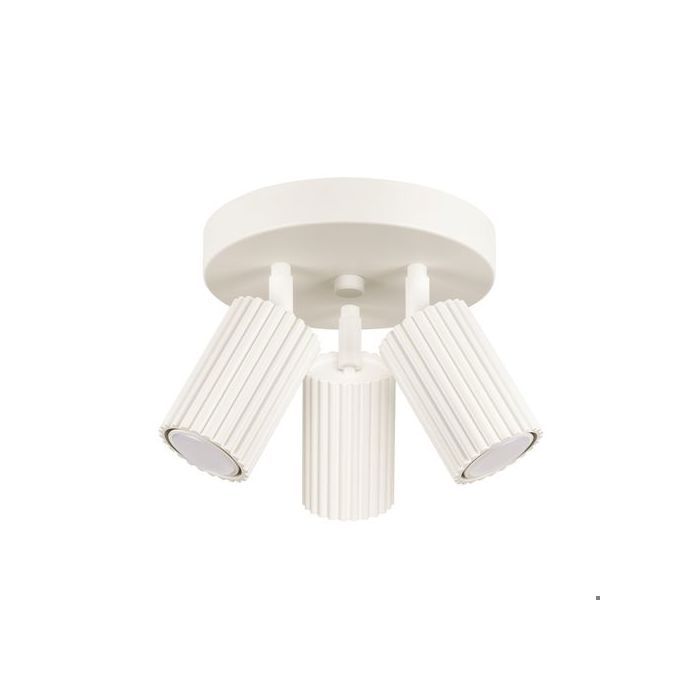 Plafonnier Aluminium Beige GU10 3 Karbon