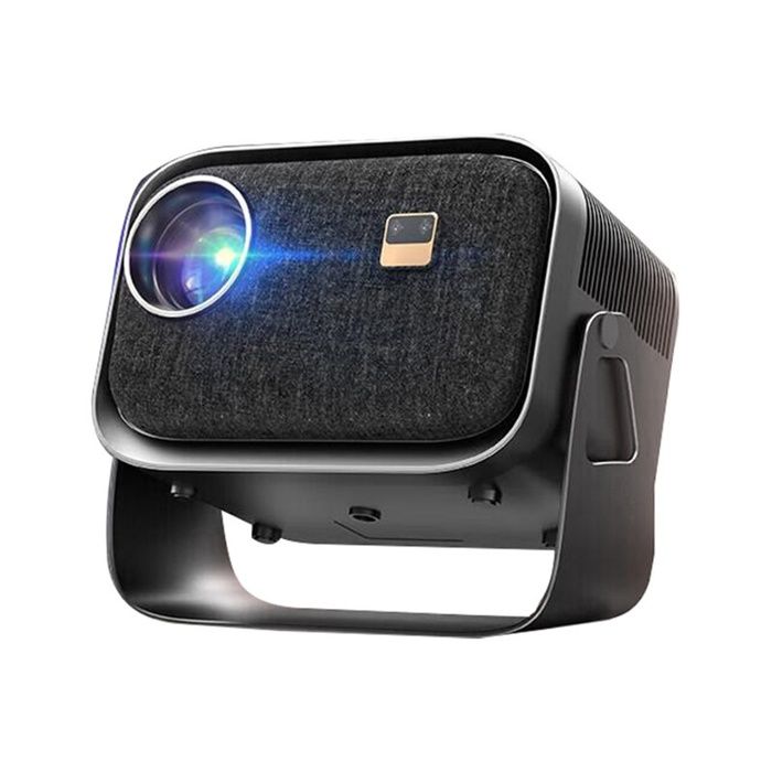 Vidéoprojecteur 4K Bluetooth Wi-Fi qualité dimage haute définition USB/HDMI/prise jack 35 mm rotatif portable noir