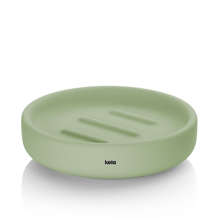 Porte-savon Sana diamètre 11 5 x 3 cm vert