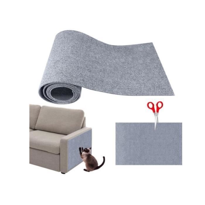 DIY Climbing Cat Scratcher Protection Canape Chat Anti Griffe Grattoir Chat Canapé Protège Les Meubles - Gris Clair 40x200 GRIFFOIR