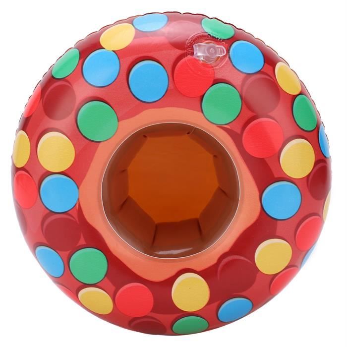 Lot De 10 Flotteurs Gonflables Pour Boissons – Porte-Gobelets PVC Pour Piscine – Support Canettes Et Tasses, Déco Sympa