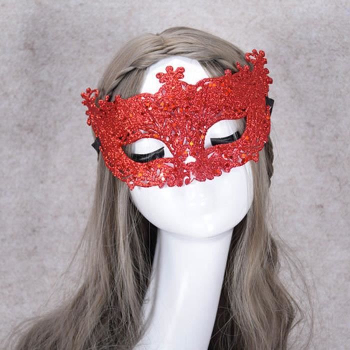 Générique Masqués vénitiens doux en dentelle pour femme Halloween, bal
