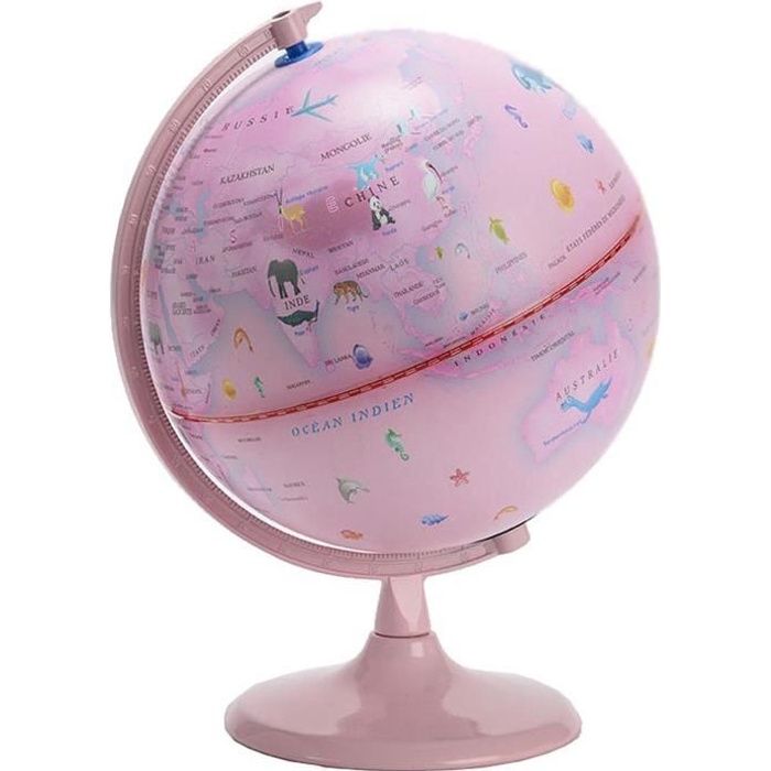 Globe Terrestre Lumineux En Francais Cdiscount
