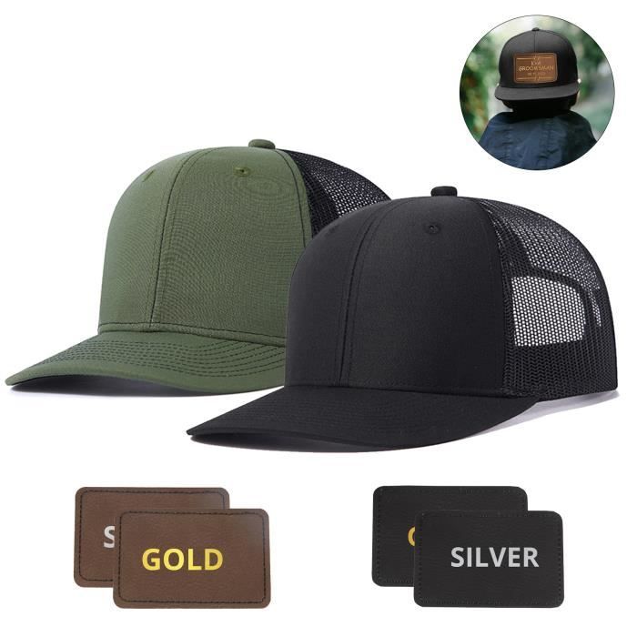 Casquette de camionneur réglable Snapback pour homme, noir, Taille unique