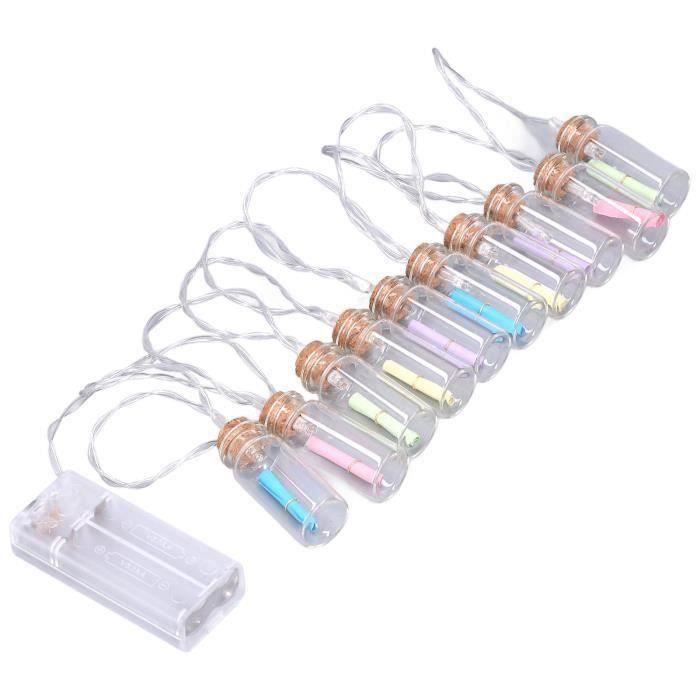 Guirlande lumineuse solaire pour bouteille avec bouchon en liège, 5