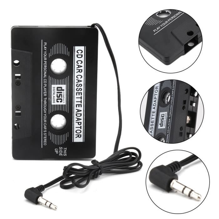 En voiture audio cassette à jack aux pour ipod MP3 iphone