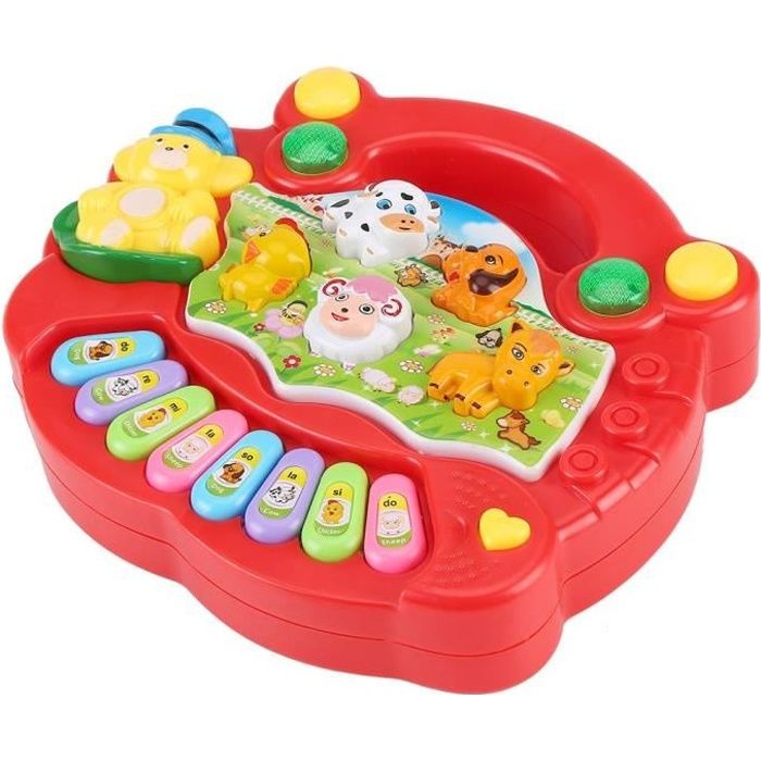 Piano électronique pour enfants, piano musical animal multifonction