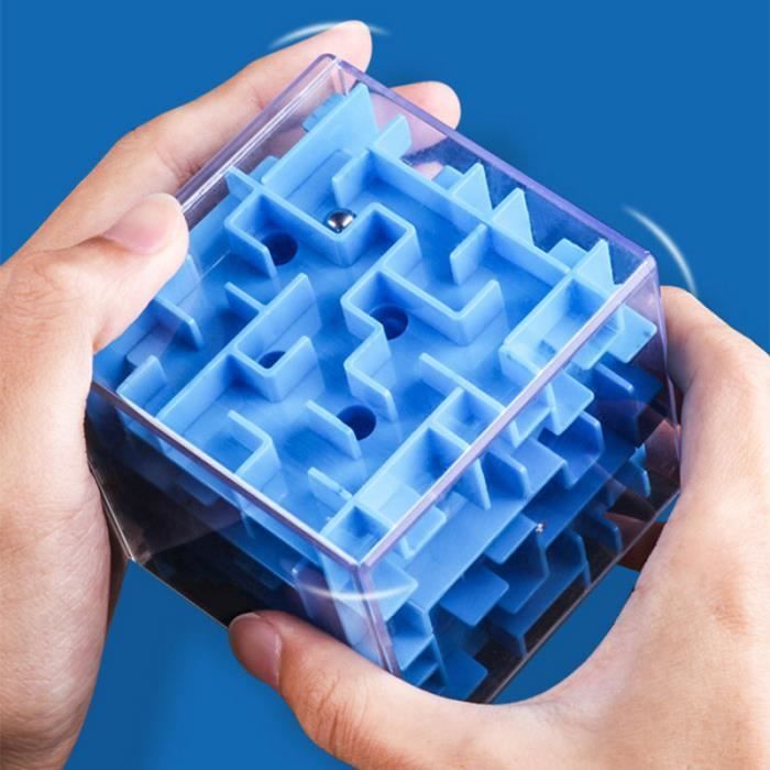 Cube Labyrinthe 3D Cube Labyrinthe Jouet,Cube De Labyrinthe De Puzzle