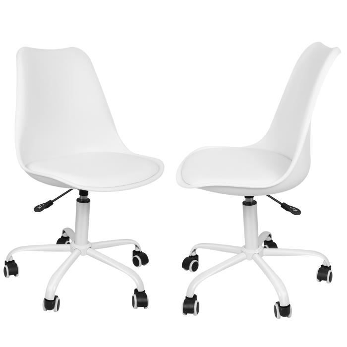 Viyiduo CHAISE DE BUREAU 2×chaise de bureau avec dossier