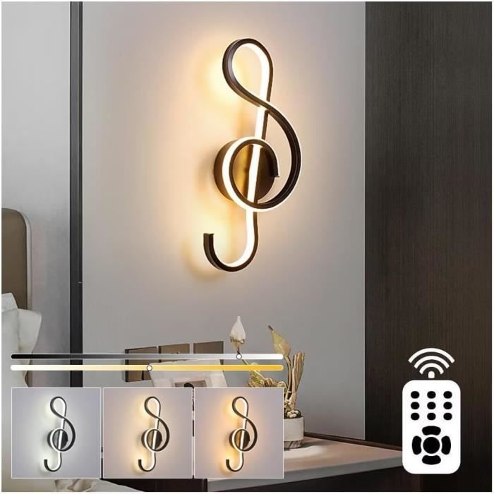 Applique Murale LED ZTWLEED 60cm - Télécommande 2.4G, Dimmable 3000K-6000K, 22W 1632LM Pour Salon/Chambre