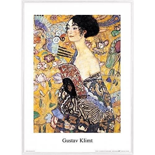 Affiche D'art Gustav Klimt 'Femme Et Chats' - Format 50x70 Cm - Impression Toile Ou Papier - Décoration Murale Vintage - 8