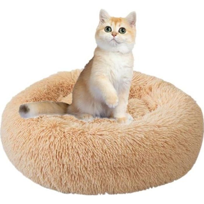 Panier Pour Chat Chien Lit Pour Chat Panier Rond Pour Animaux Chien Chat En Peluche Douce Et Confortable Pour Dormir En Hiver Cdiscount