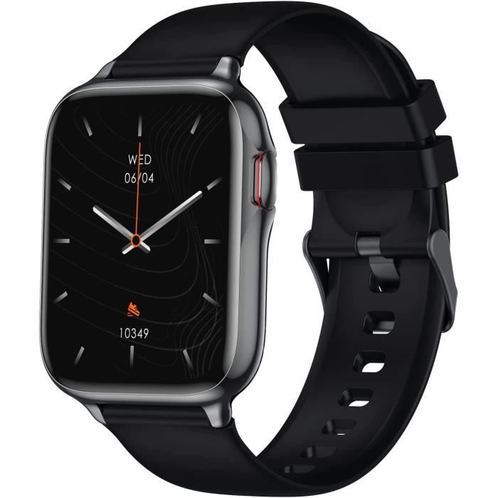 Montre Connectée Militaire 2025 – Tracker Fitness 1100mAh Étanche Avec Appels