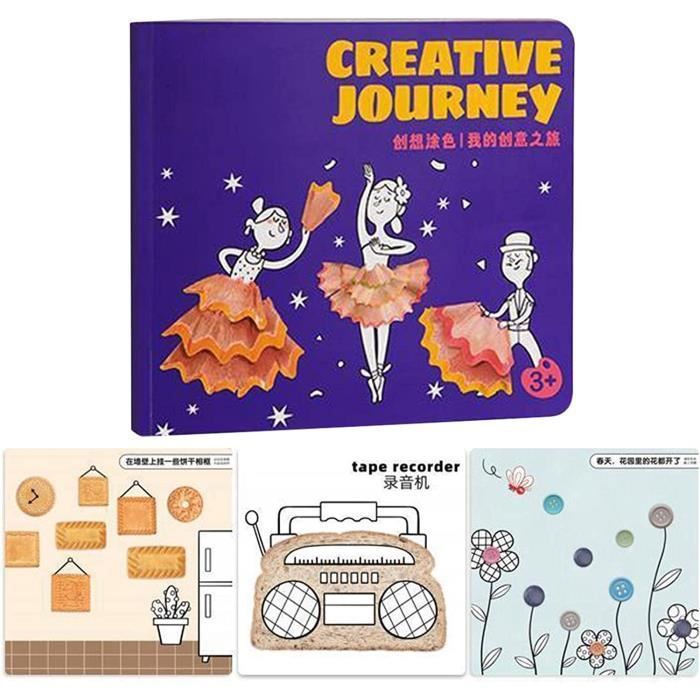Cahier D'aquarelle Pour Débutants - 12 Couleurs + Pinceau Inclus - Papier épais 19x14,4 Cm - Loisir Créatif Enfant/adulte