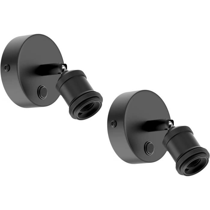 Lampe À Pince Waika Col De Cygne Et Interrupteur Noir Mat Ampoule Led Blanche 3 Niveaux De Gradation 609lm