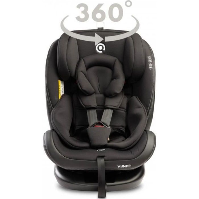 Siège auto isofix ONE 360° – Groupe 0+/1/2/3 (0-36Kg)