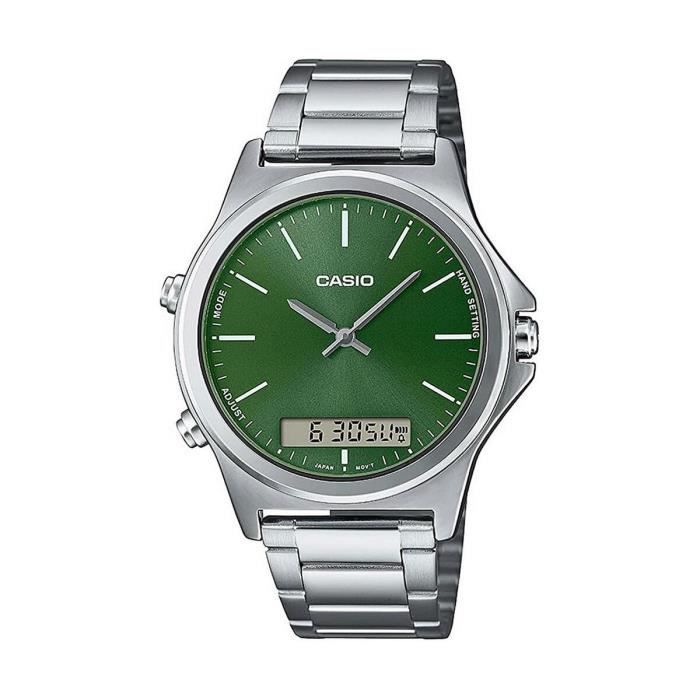Montre Homme Casio A168WEMB-1BEF - Bracelet Acier Noir sur , référence