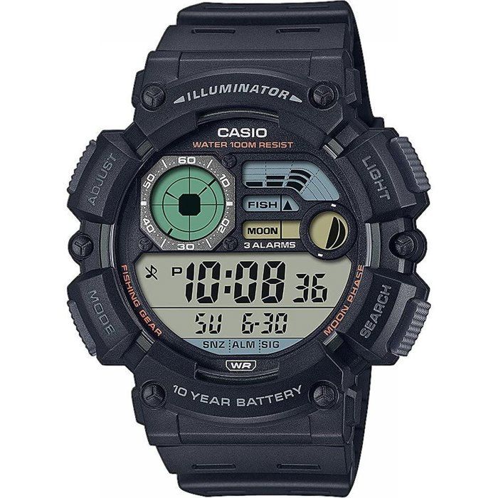 Montre - CASIO - WS-1500H - Mixte - Noir - Quartz - Digital