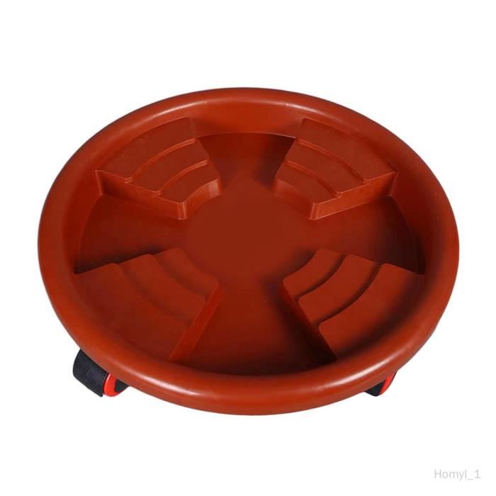 Support rond pour plantes avec roulettes Support pour pot de fleurs robuste sur roulettes