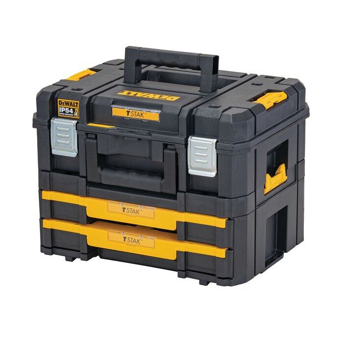 Kit TSTAK 2 pièces DEWALT coffret + tiroir DWST83395 1