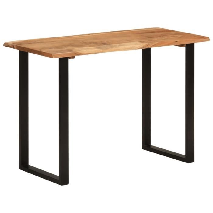 mange-debout - table de bar - table haute - table à dîner 110x50x76 cm bois d'acacia solide - dio7380739769953