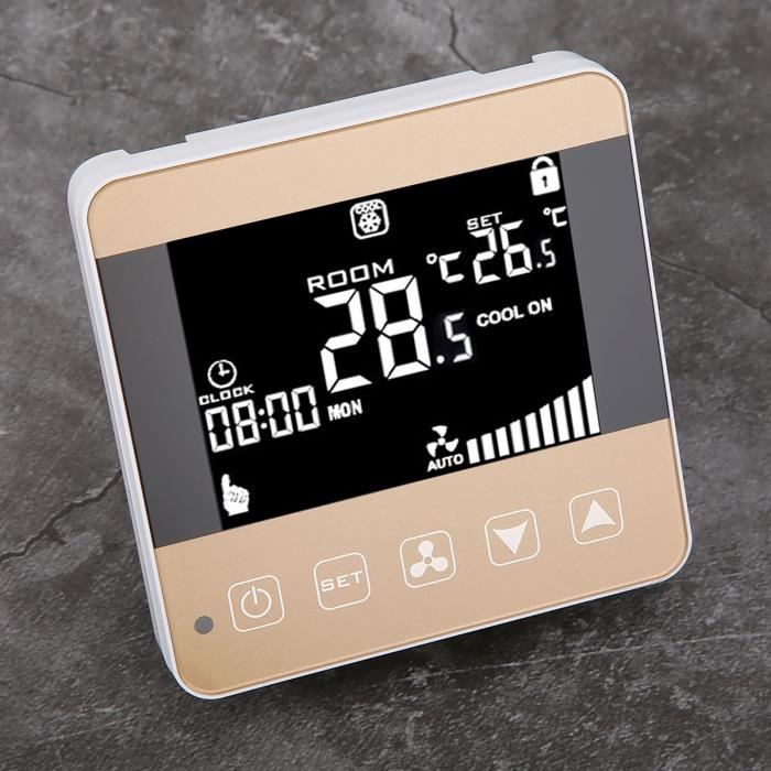 EBTOOLS thermostat de ventilo-convecteur Contrôleur de température de