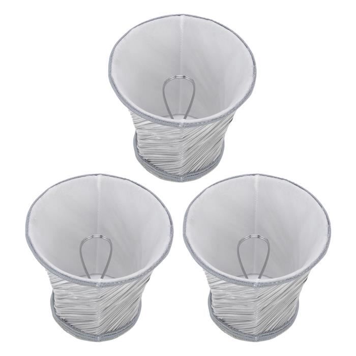 2 Pièces Abat-Jour D'Intérieur, Abat-Jour En Tissu E14