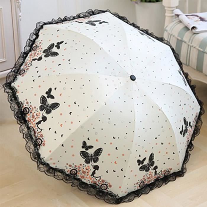 Parapluie Soleil UPF50+ Grande Taille 100 Cm — Double Usage Anti-UV Et Pluie, 16 Baleines Fibre De Verre | Design Vintage, Coupe-vent