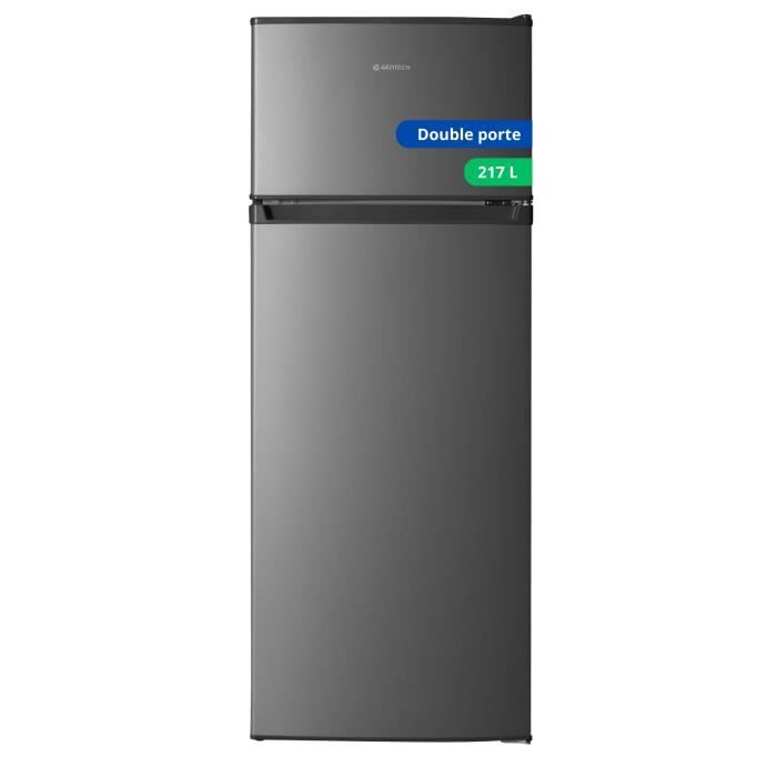Réfrigérateur congélateur haut GEDTECH GE217DPSL Silver - capacit 217L -