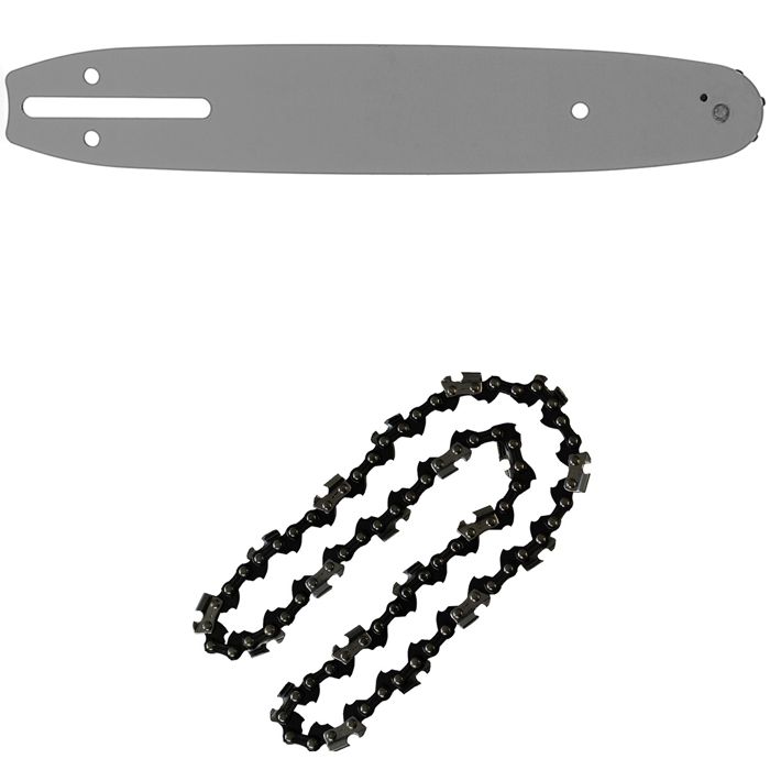 Guide 10 pouces (26 cm) avec chaîne 40 maillons pour tronçonneuse élagueuse 25 cm3
