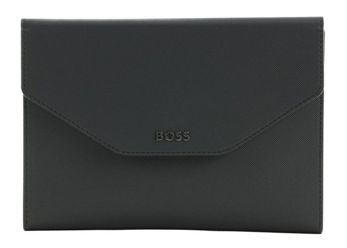 HUGO BOSS Cartable noir pour femme et homme Rive Folder M 264838 noir ...