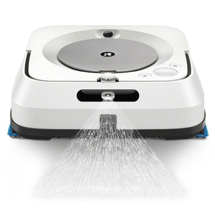 Aspirateur Robot iRobot M613840 Blanc - Nettoyage Humide/Sec - Sans Sac - Capacité du collecteur 0,6 litre