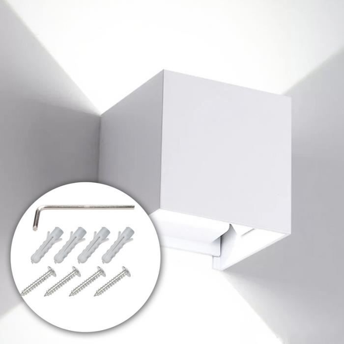 Applique Murale Hofstein - Nickel Mat/blanc - 1 Ampoule - Neuf Sous Emballage