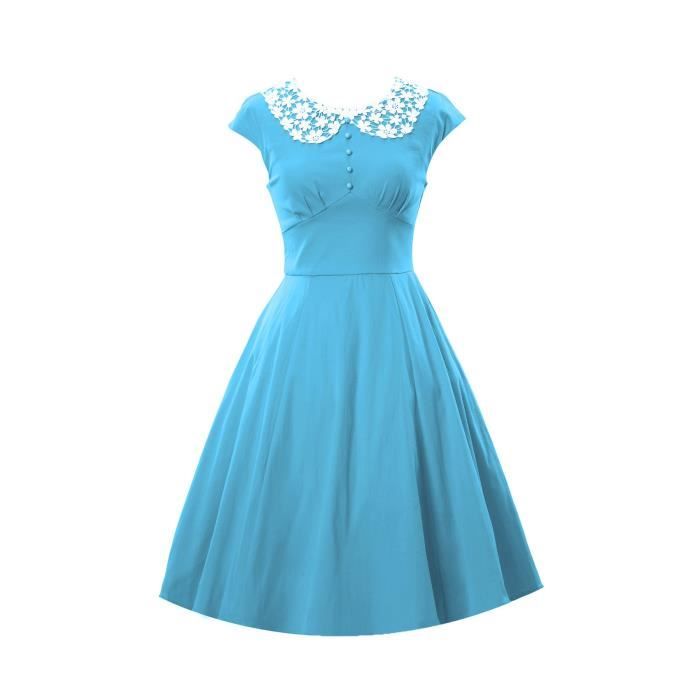 Robe De Soirée Femme Courte Col Bateau Avec Man