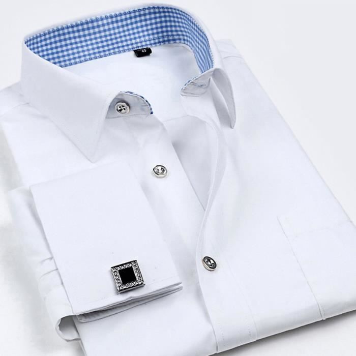 chemise pour bouton de manchette