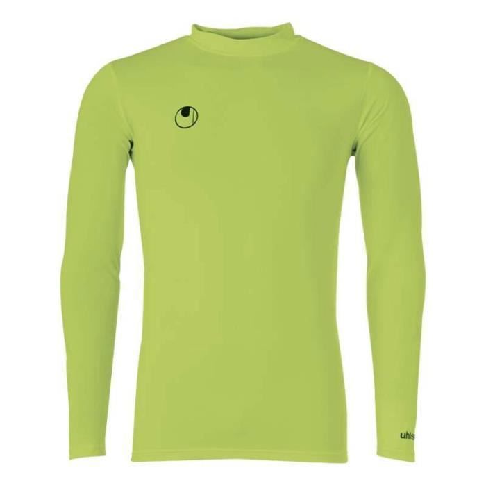 T-shirt thermique Uhlsport Baselayer pour homme - manches longues - vert T-shirt thermique Uhlsport Baselayer pour homme - manches longues - vert