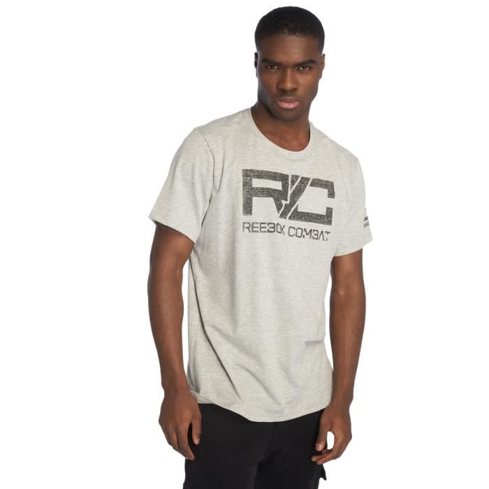 tee shirt reebok homme beige