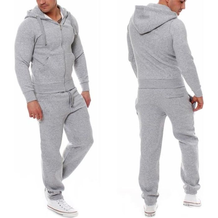 Ensembles De Pantalons Haut Surv/êTement Sets Sweatshirt A Capuche Homme Automne Hiver Poche Camouflage Surv/êTement Sport Suit