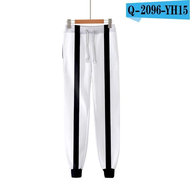 Pantalon De Sport One Piece Luffy - Jogging Imprimé 3D - Cosplay Anime - Polyester Léger - Taille élastique