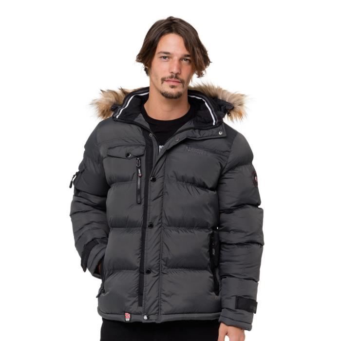 GEOGRAPHICAL NORWAYDoudoune pour Homme Clement - Noir charbon - Homme