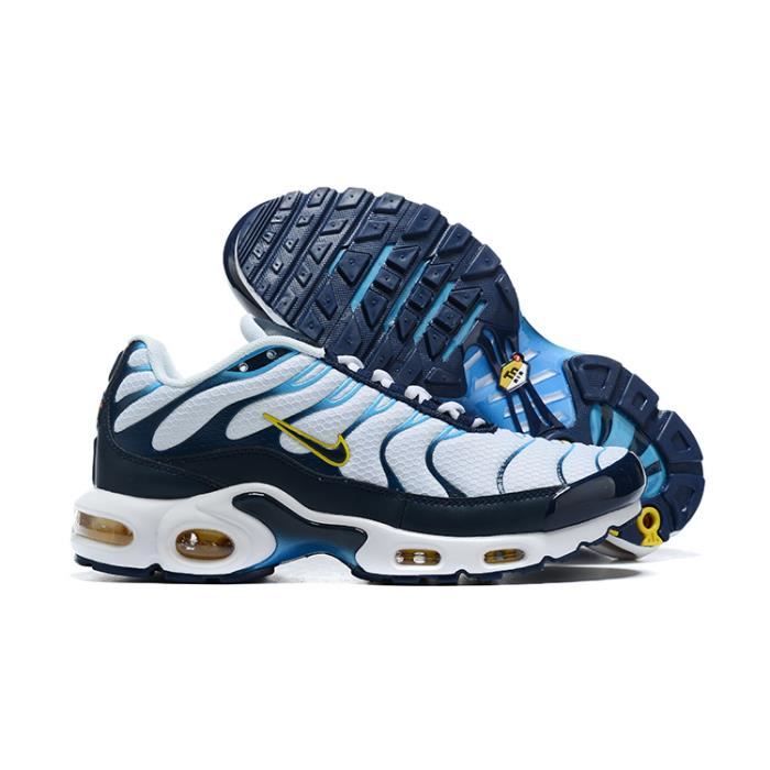 Baskets Nike Air Max Plus TN Homme Chaussures Entraînement de Sport Blanc  Bleu Blanc bleu - Cdiscount Chaussures