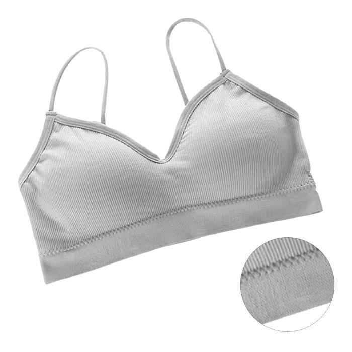 Soutien-gorge De Sport Sans Fil Moving Comfort - 34C Violet - Medium Support - Occasion
