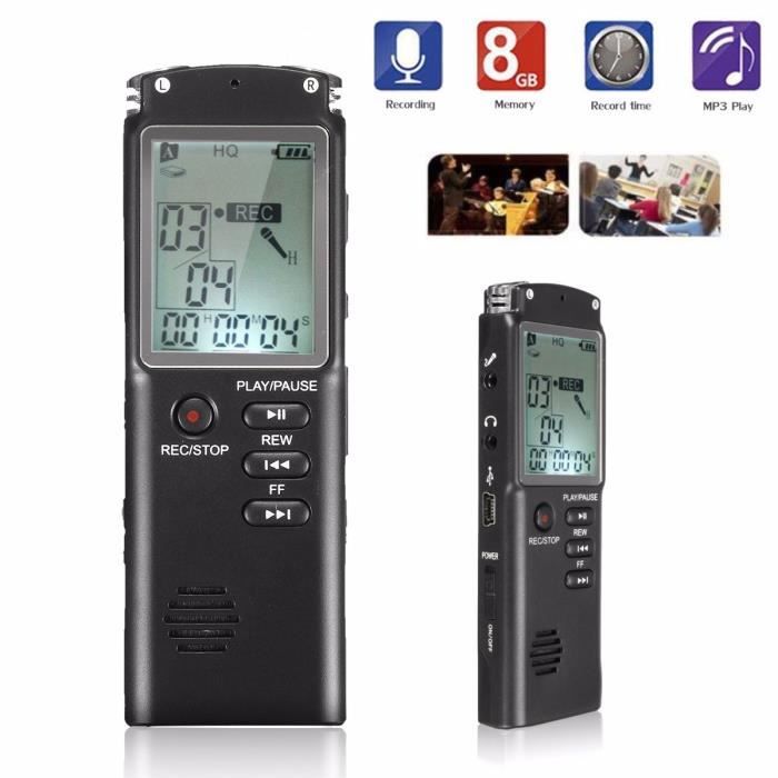 Enregistreur Vocal Numérique Usb - Mini Dictaphone Vocal Portable 32 Go | Enregistreur Audio