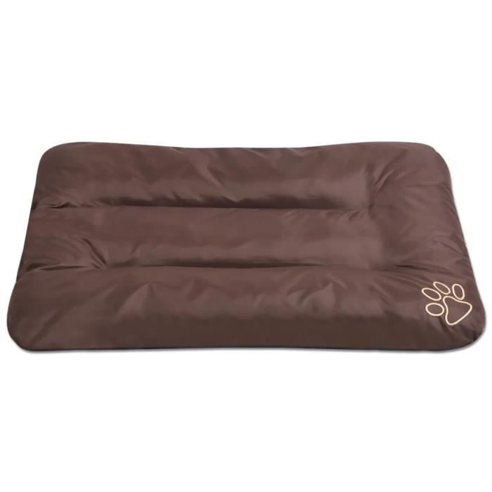 Comparer les prix de Matelas pour chiens - Taille L - Marron - 90x60x8 cm