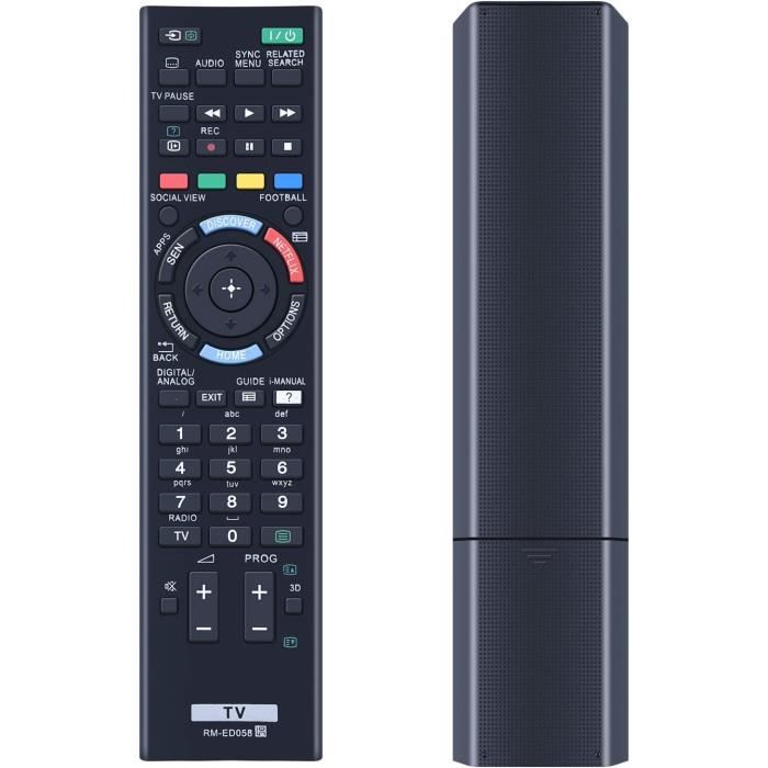 De Rechange Sony RmEd058 Pour Tv Sony Kd49X8505B Kdl