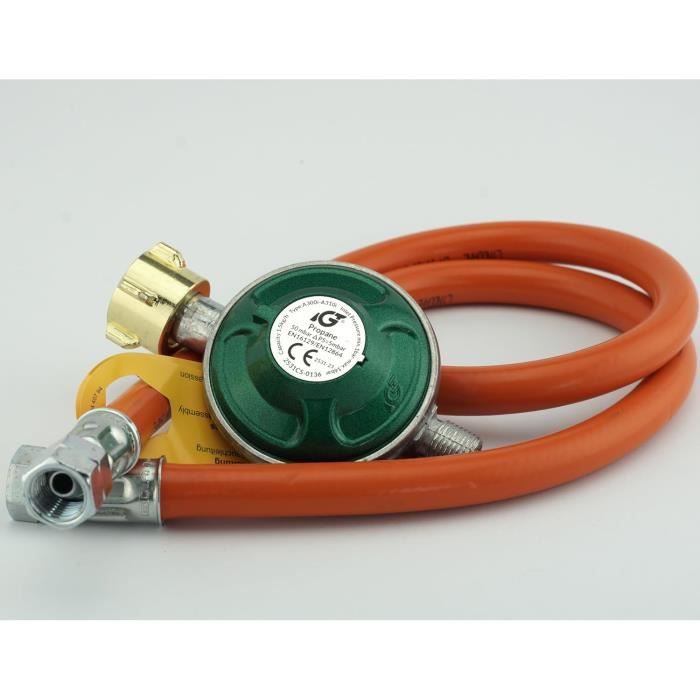 Détendeur Campingaz 28 Mbar NF99 - Avec 2 Embouts - Pour Bouteille Gaz Campingaz